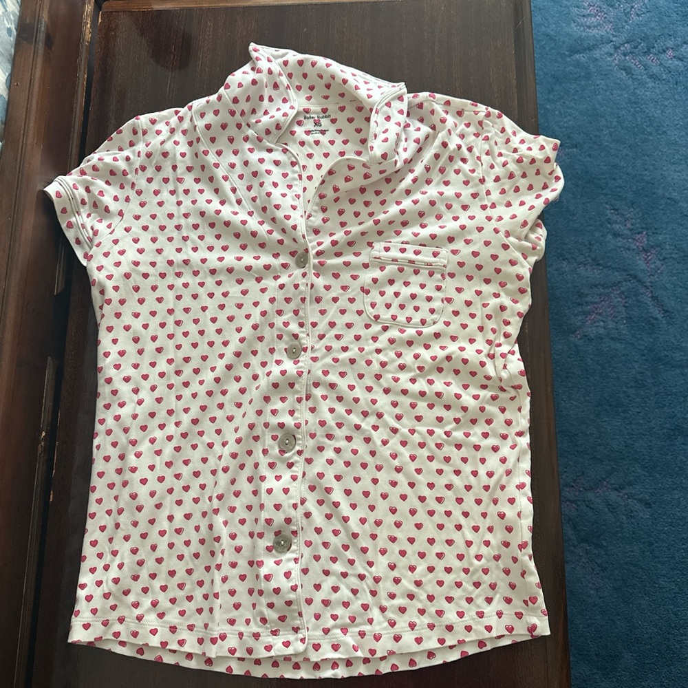 Roller Rabbit Pink Heart PJ Shirt